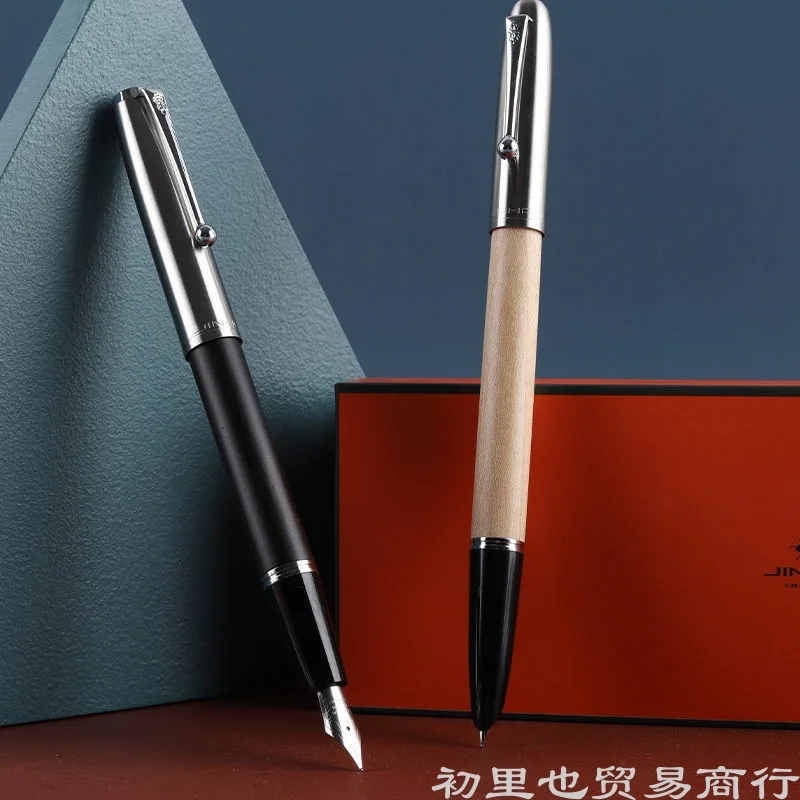 

Pen Jinhao Wooden Pole 61651A Calligraphy Polishing 0.5Mm Small Art Elbow Writing Smooth 0.7 Wholesale