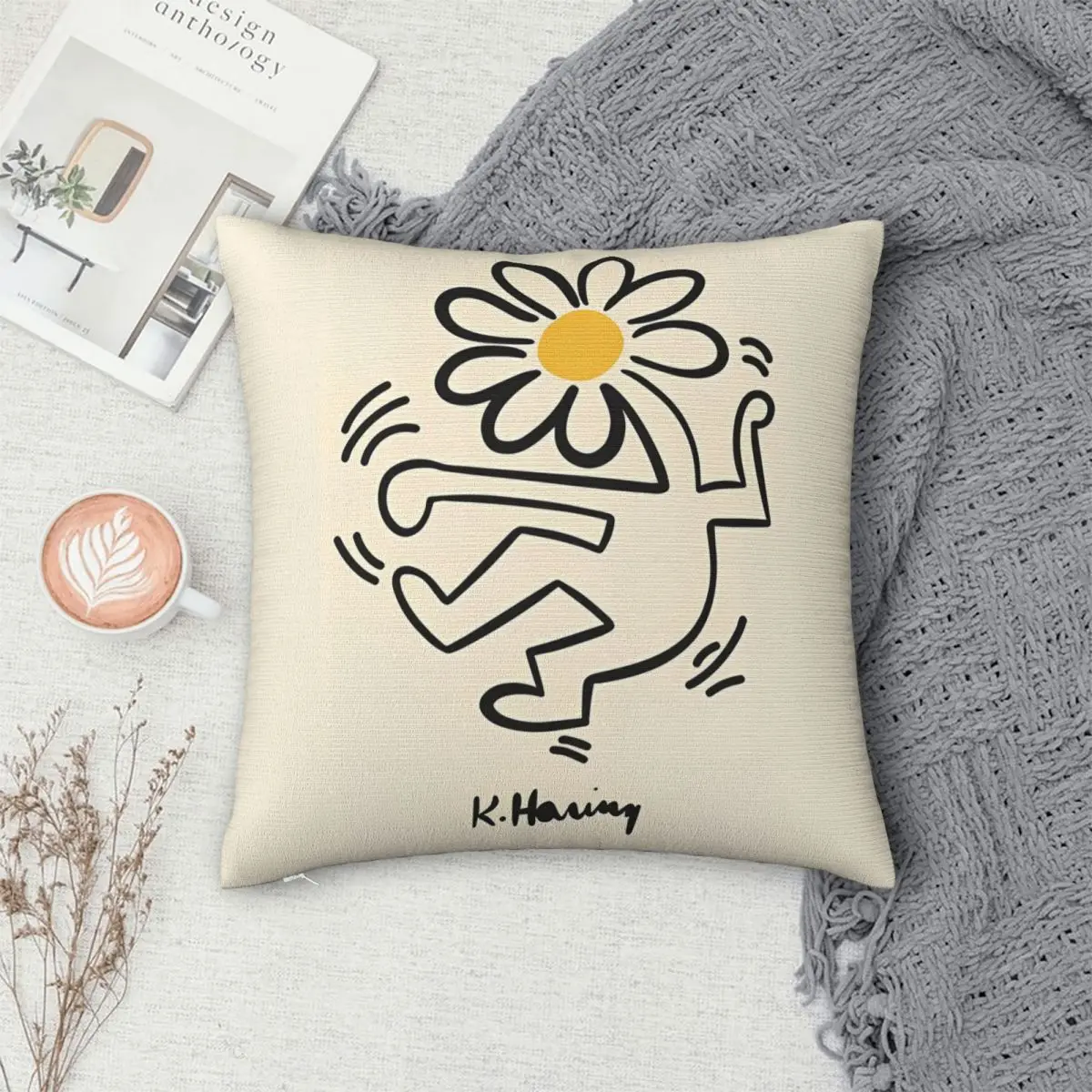 Художественные наволочки Keith Harings чехол для подушки с принтом домашний декор