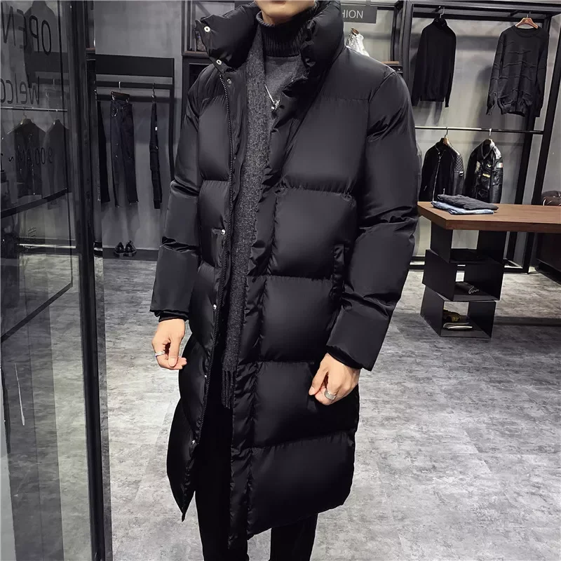 Casual Long Down Jackets Thicker Warm Parkas New Male Outwear Winter Coats Slim Fit Jackets 5XL Jackets And Coats For Men