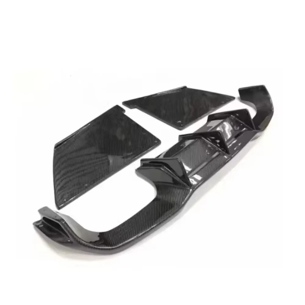 Диффузор для заднего бампера из углеродного волокна BMW M2 F87 M2C MTC Style 2014-2022