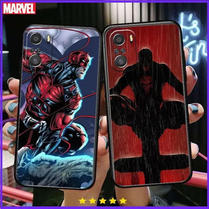 

Daredevil Marvel For Xiaomi Redmi Note 10S 10 9T 9S 9 8T 8 7S 7 6 5A 5 Pro Max Soft Black Phone Case