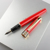 high quality 883 red 0 5mm nib fountain pen school student office stationery luxury ink pen