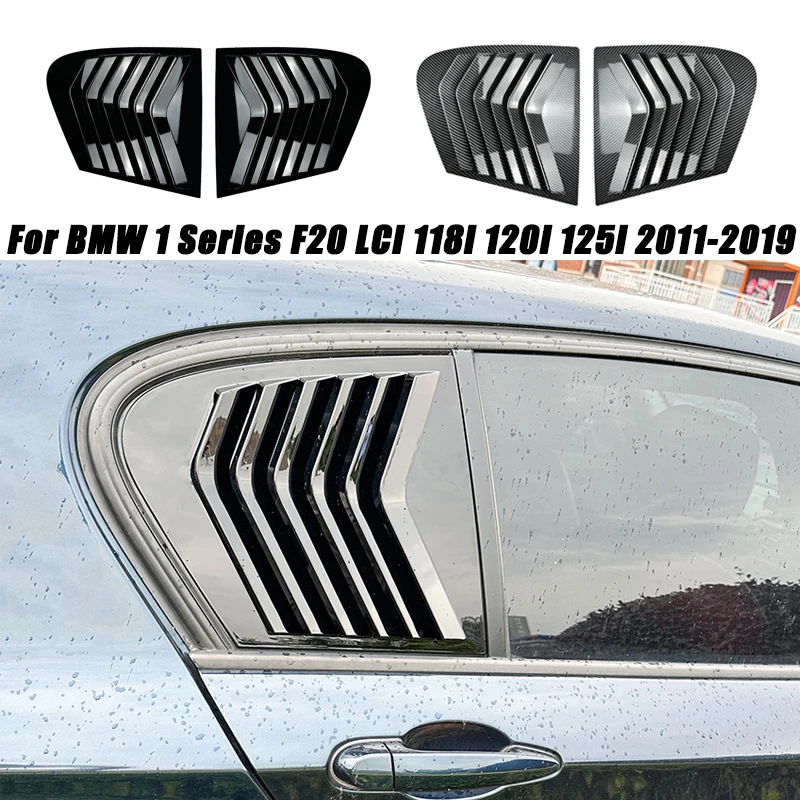 

Чехол для затвора заднего стекла автомобиля BMW 1 Series F20 LCI 118i 120i 125i 2011-2019 глянцевый черный жалюзи боковой отверстие отделка Аксессуары
