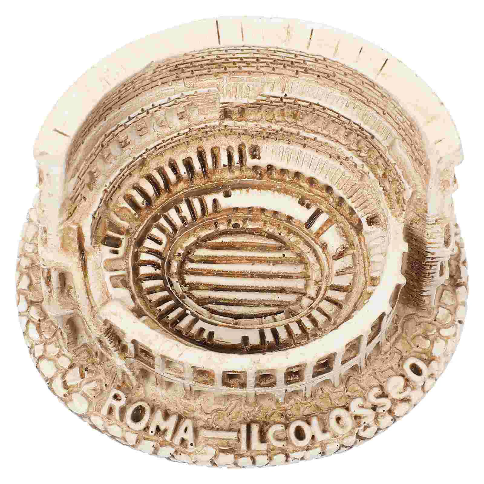 Римские украшения большой аквариум гравий рок маленький Колизей ремесло