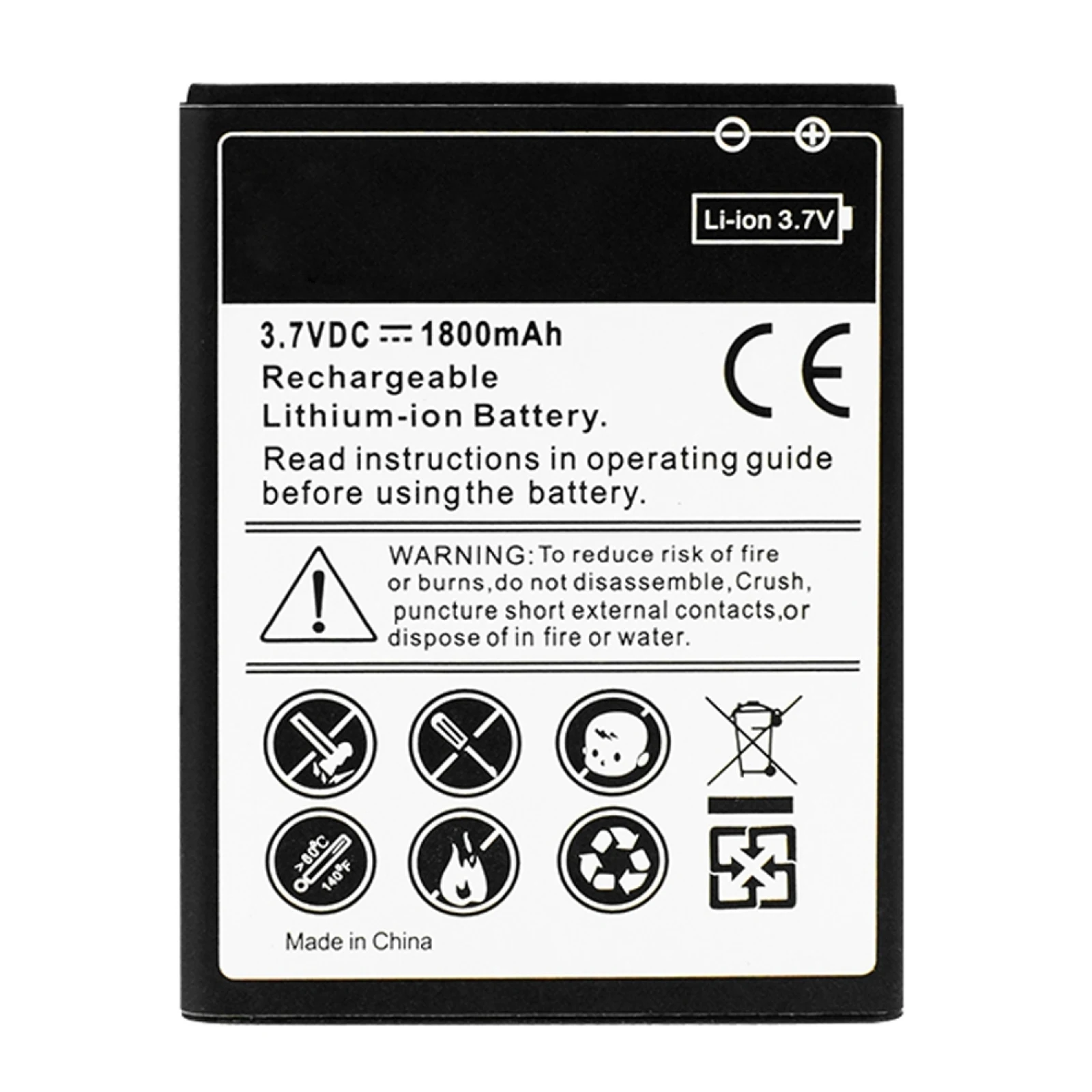 

Литий-ионный аккумулятор для Galaxy S2 / i9100 1800mAh