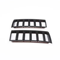 for toyota tundra 2022 2023 abs car front grille bumper vent trim cover carbon fiber color decorative frame styling accessories