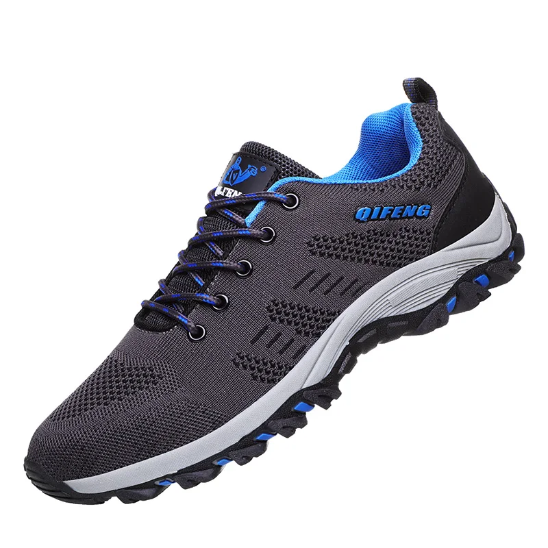 

Men Sport Shoes Plus Size 39-47 Breathable Mountain Hiker Shoes Non Slip Hiking Shoes Men Climbing Outdoor Shoes Sport Trainers