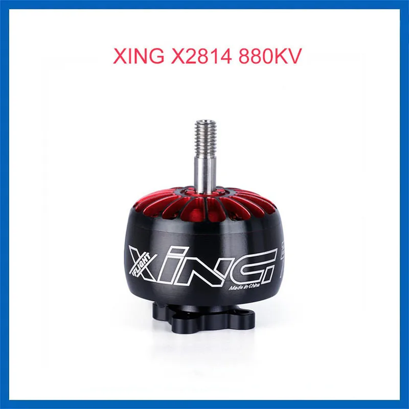 

4 шт. IFlight XING X2814 2814 880KV 2-6S FPV NextGen Motor с 5-миллиметровым валом, совместимый с 9-дюймовым 10-дюймовым корпусом для дрона FPV