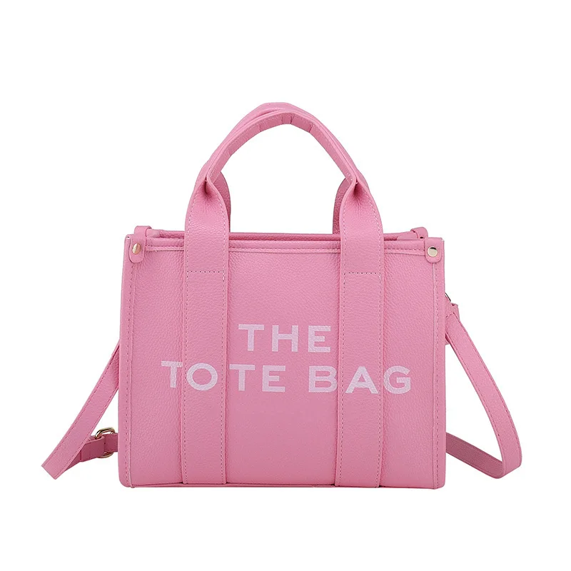New Fashion Small Tote Bag for Women Designer Letters Handbags Luxury Matte Pu Leather Shoulder Crossbody Bags Shopper Purses