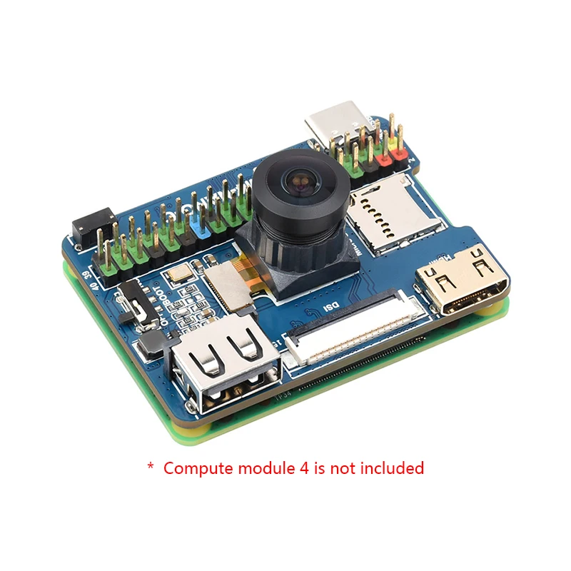 Базовая плата Nano (C) для компьютера Raspberry Pi 4 Lite/eMMC такого же размера как CM4