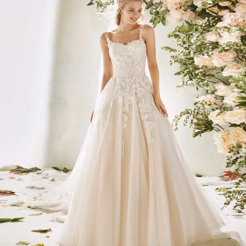 

Женское свадебное платье It's yiiya, белое винтажное платье на тонких бретельках без рукавов, расширяющееся книзу, на лето 2022