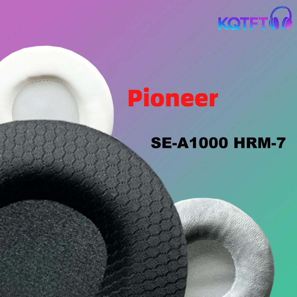 Фото Сменные амбушюры для Pioneer SE-A1000 HRM-7: кожаные подушечки, велюровые накладки, чехлы для наушников №1