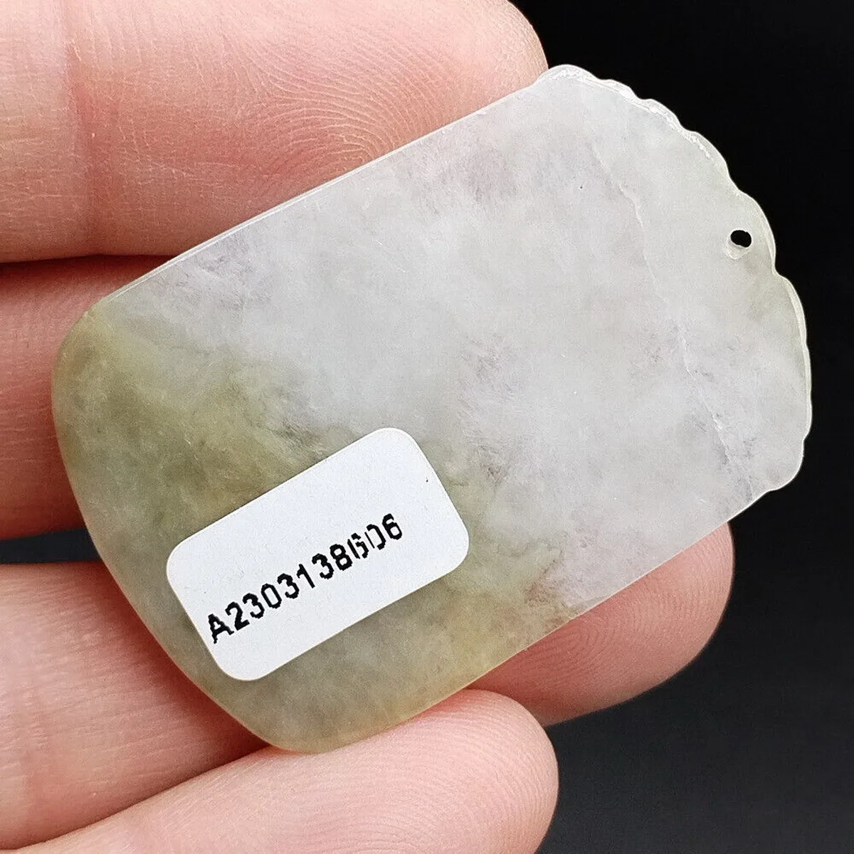 Сертифицированная подвеска из 100% натурального бирманского нефрита типа A с