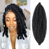dansama springy afro twist hair soft spring twist afro hair for distress locs crochet hair synthetic marley twist braiding hair