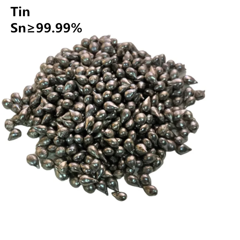 

Free Shipping Metal Tin Granule 4N 99.99% Pure Sn Particles