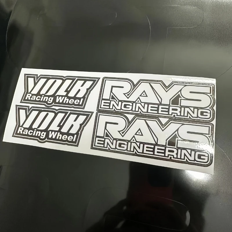 

Набор Из 1 Наклейки Volk Racing И RAYS Engineering: Красочные Спортивные Стикеры, Идеально Подходят Для Декора Рам Велосипедов