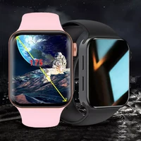 new original iwo smart watch men women body temperature fitness tracker dial call 44 mm 1 75 inch square screen sport smartwatch