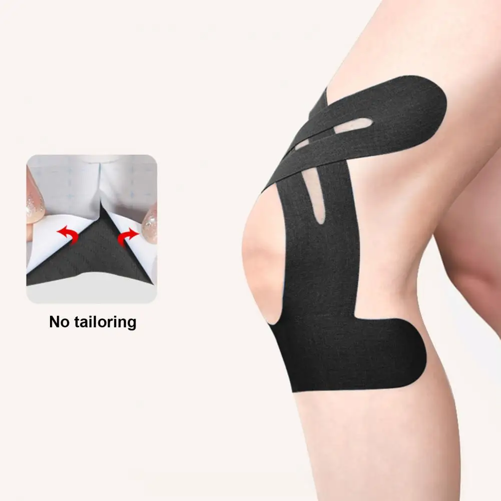 10 Pcs Knee Kinesiology Tape Pre Cut Adjustable Joint Support Breathable Muscle Wrap Brace Tapes