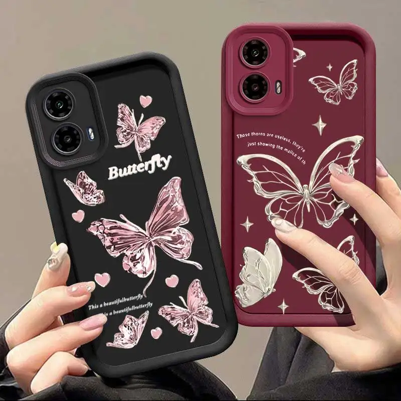 Чехол для телефона G34 со звездой бабочкой и небесным глазом лестницей Motorola Moto