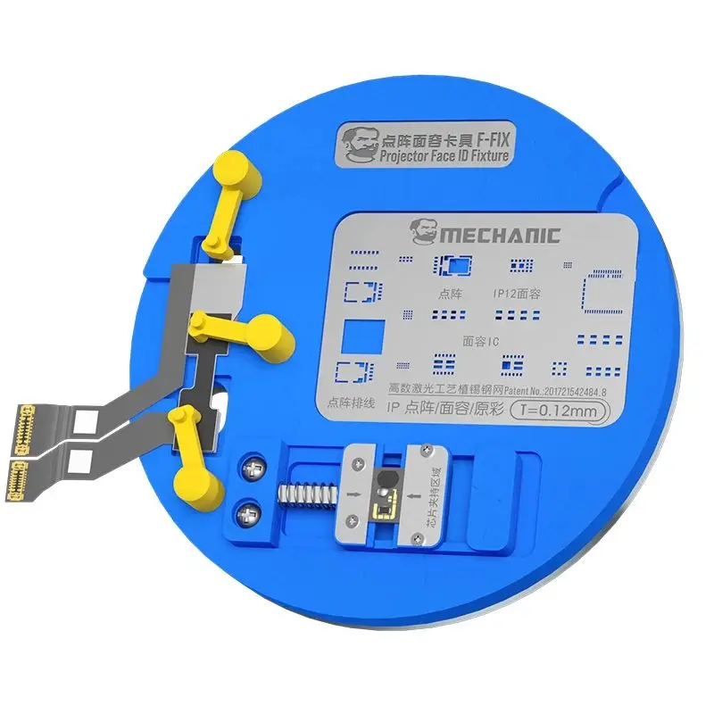 

Original MECHANIC F-FIX Dot projector Face ID Fixture Dot projector moduleFace ID fix Face ID reballing basework X-13 series