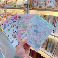 anime kawaii cute sanrio sticker large note book cartoon anime big ear dog melody notepad girl heart sticker book