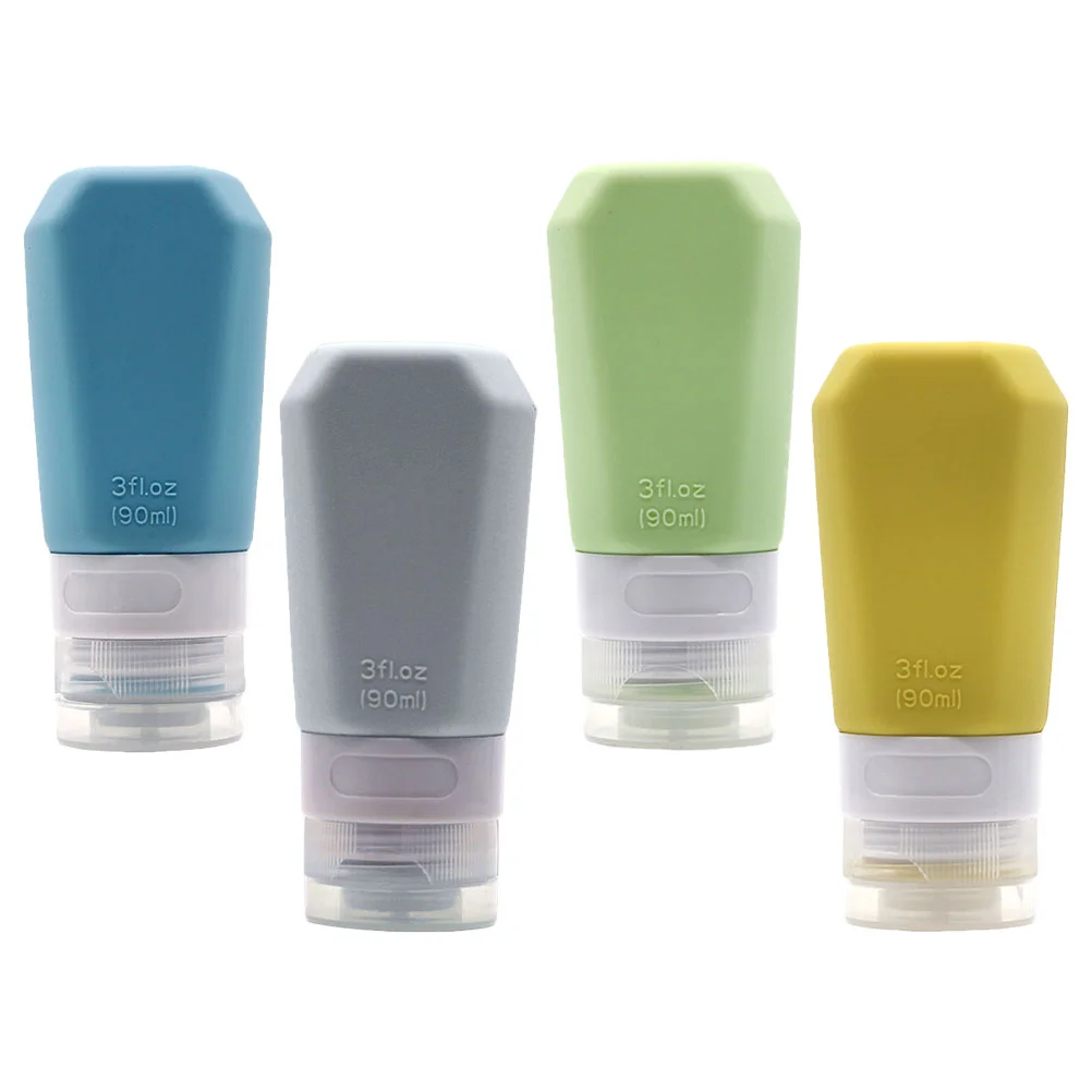 

Travel Bottles Bottle Container Empty Lotion Silicone Squeeze Refillable Containers Shampoo Makeup Tubes Tube Conditioner