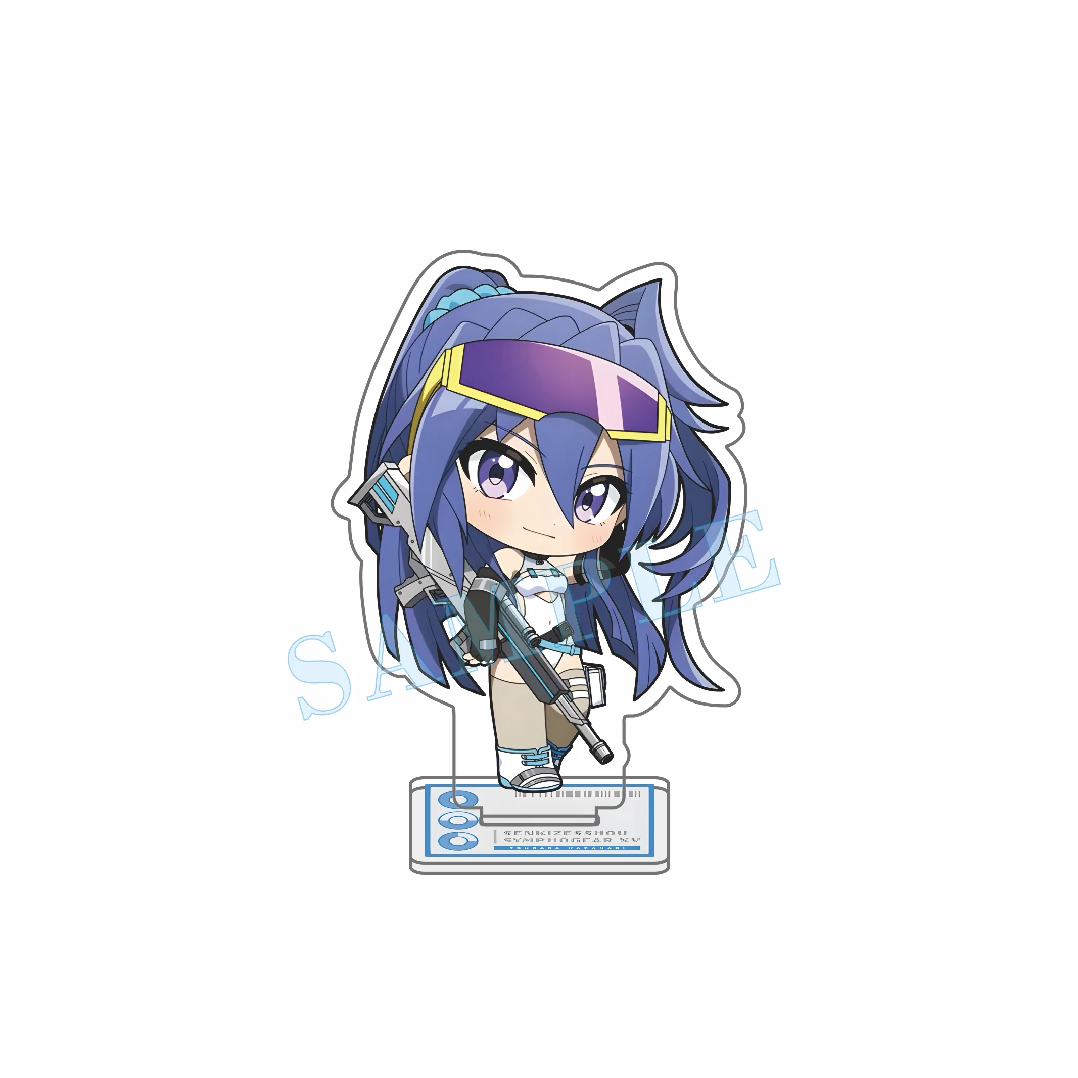 Фото Акриловая фигурка-брелок SYMPHOGEAR Hibiki Tsubasa Chris Shirabe Kirika Maria Serena, 10 см, для декора стола, подарки №4