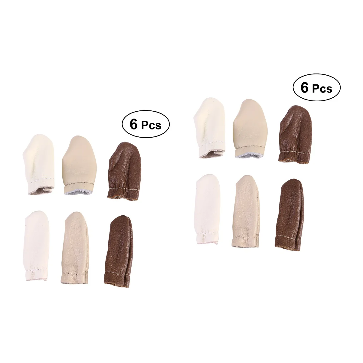 

12 Felting Finger Protector Thumb Finger Cots Cover Thimble Sewing Craft Tool )