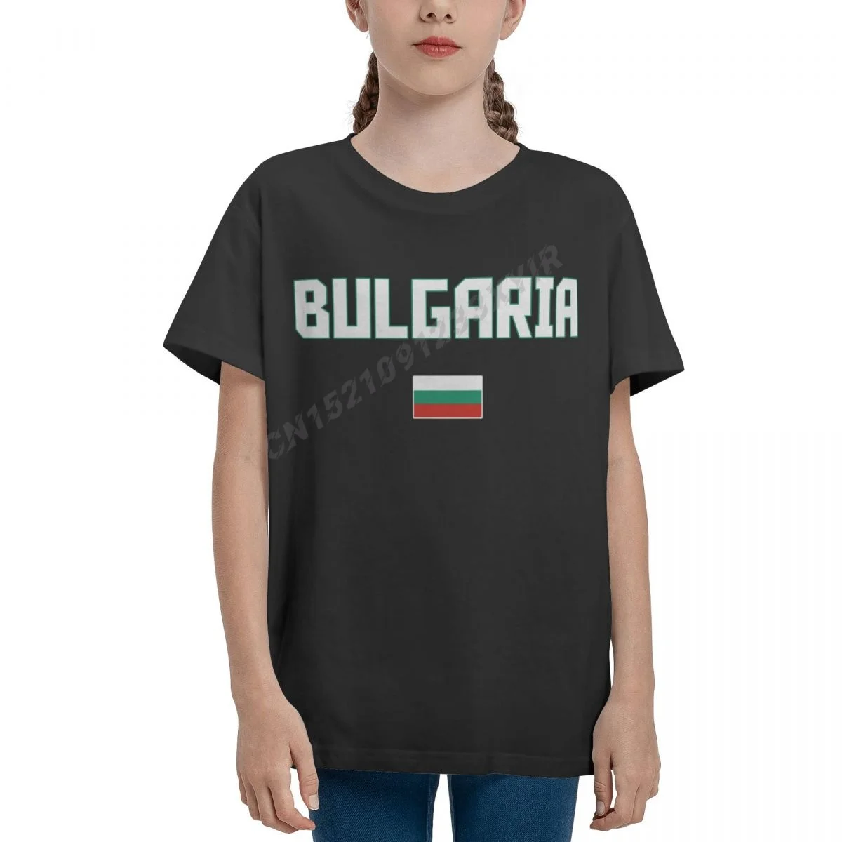 Футболка детская с круглым вырезом и коротким рукавом 100% хлопок |