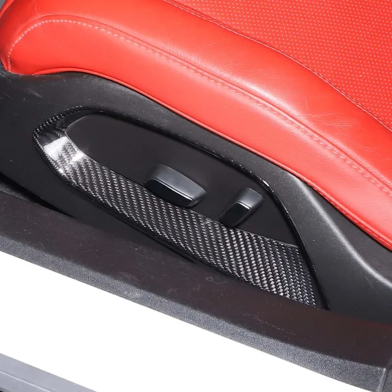 Для Chevrolet Corvette C8 Stingray Z51 Z06 2020-2024 натуральное углеродное волокно регулируемая