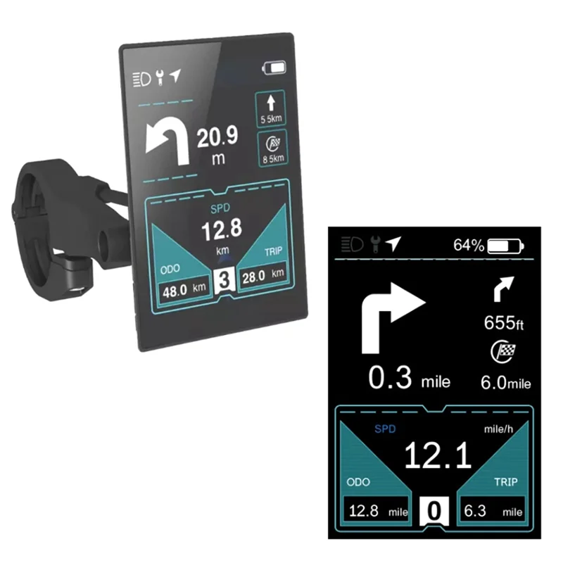 Для центрального двигателя Bafang M400 G330 M620 G510 CAN протокол измеритель Bluetooth дисплей EB04