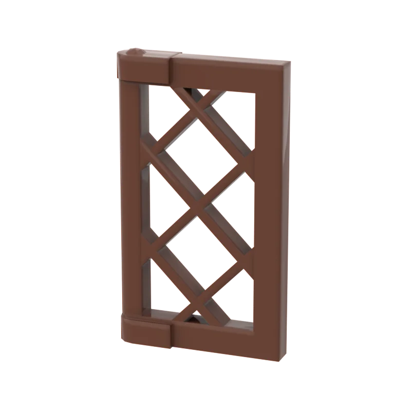 

10pcs MOC Brick Parts 60607 Window 1 x 2 x 3 Pane Latticed with Thick Corner Tabs Compatible Building Block Particle DIY Kid Toy