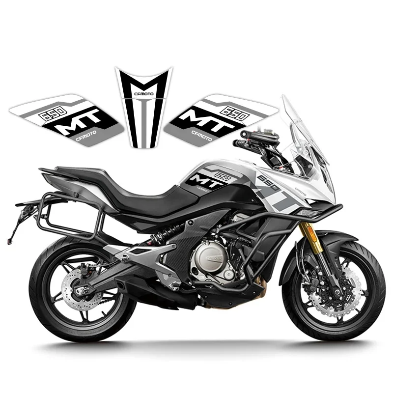

1 компл. Для CFMOTO 650MT 650 MT защита мотоцикла противоскользящая накладка на бак боковая Тяговая наклейка 650MT