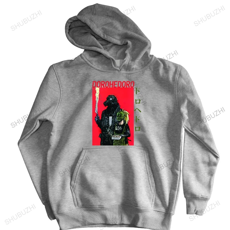 

Толстовка shubuzhi Мужская/женская с японским аниме рисунком Dorohedoro, Осень-зима, из чистого хлопка, Повседневная Свободная Толстовка