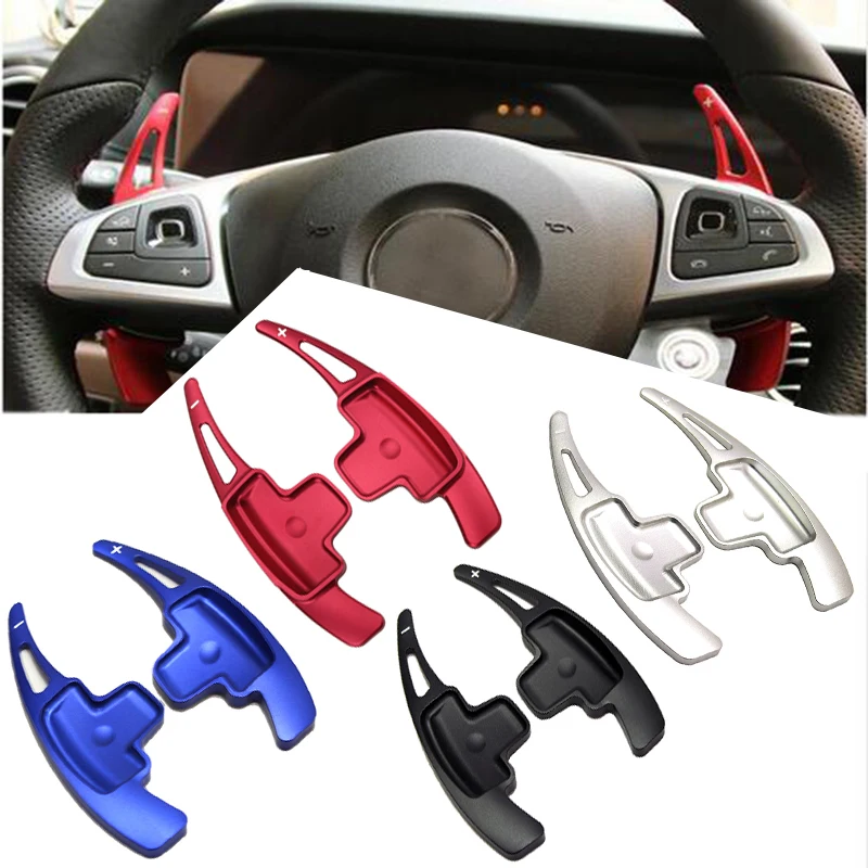 2PCS Steering Wheel Shift Paddle Extension Replacement Shifters For Benz W176 W205 W212 W222 W246 C117 W218 X156