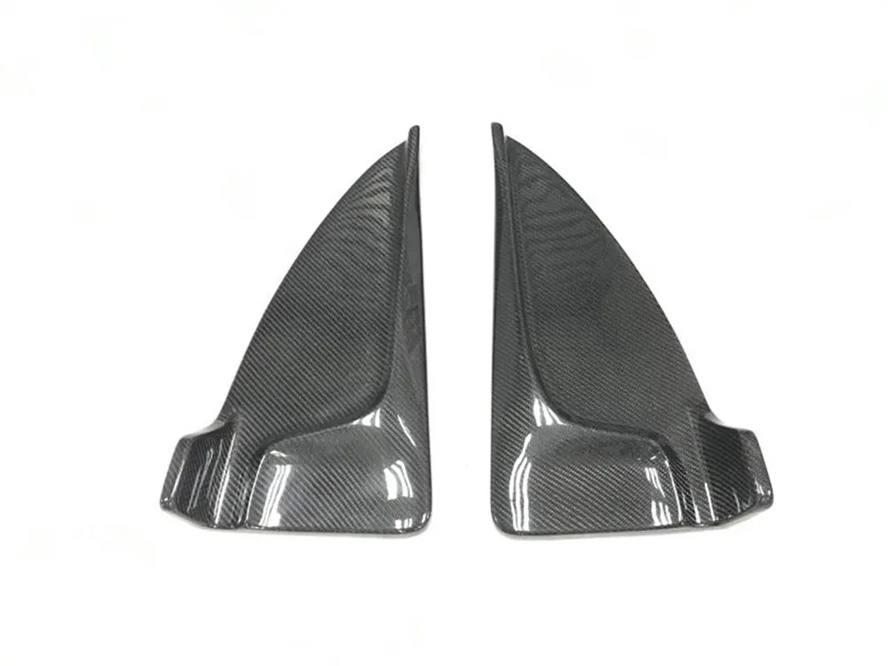 Задние разделители губ из углеродного волокна клапаны спойлер FRP Canards для Tesla Model S