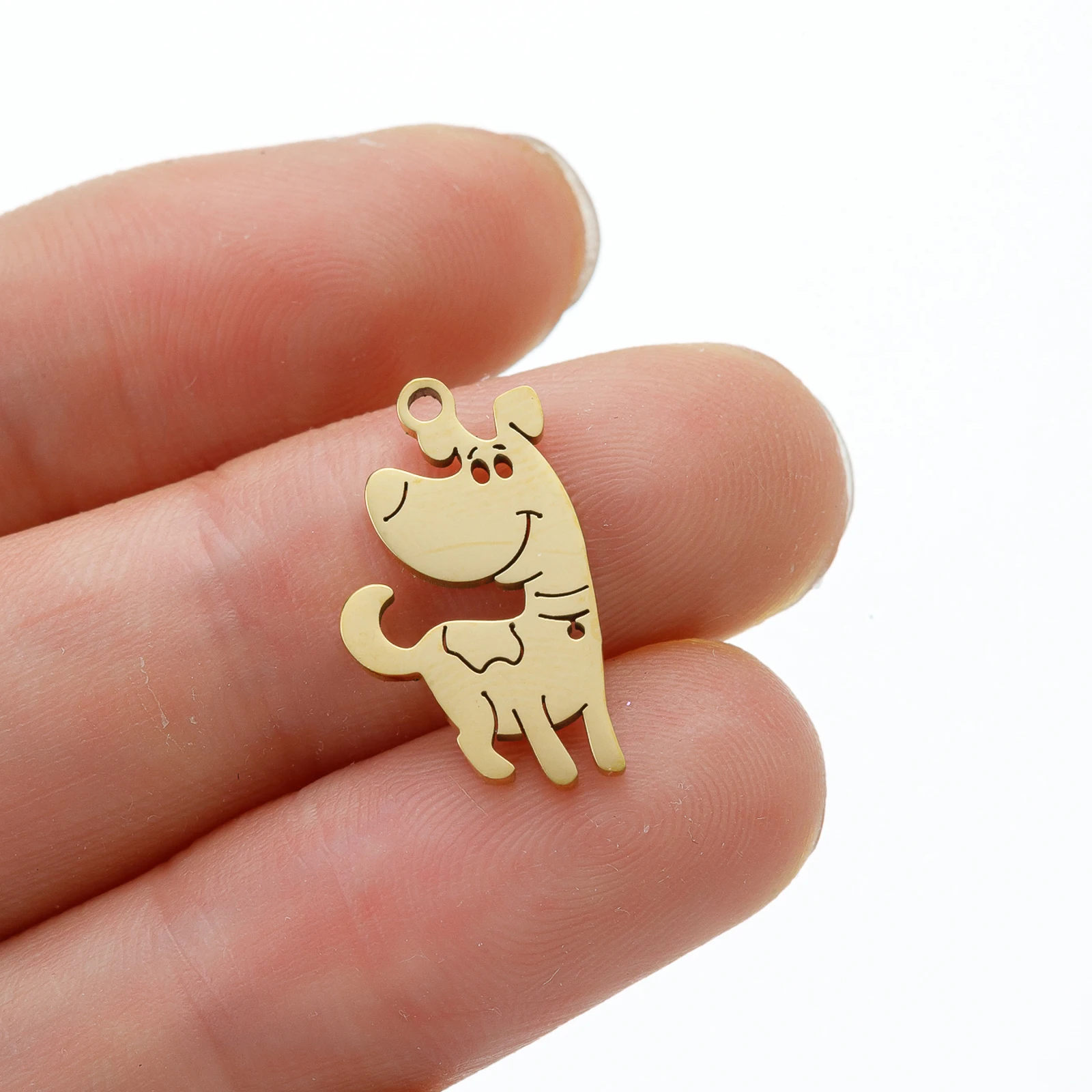 Shuangshuo 5 шт./лот подвески милая собака 17x10 мм изготовление DIY ручной работы из