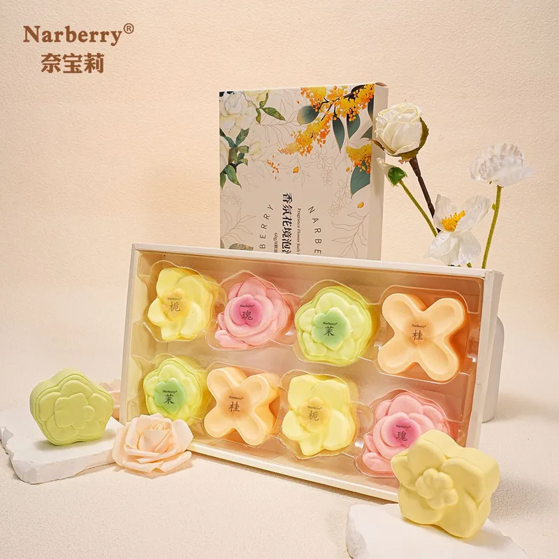 Фото Narberry Bath Balls, цветочные пузырьковые шарики для ванны, широкое разнообразие пузырьковых шариков для ванны, шарики для ванны №1