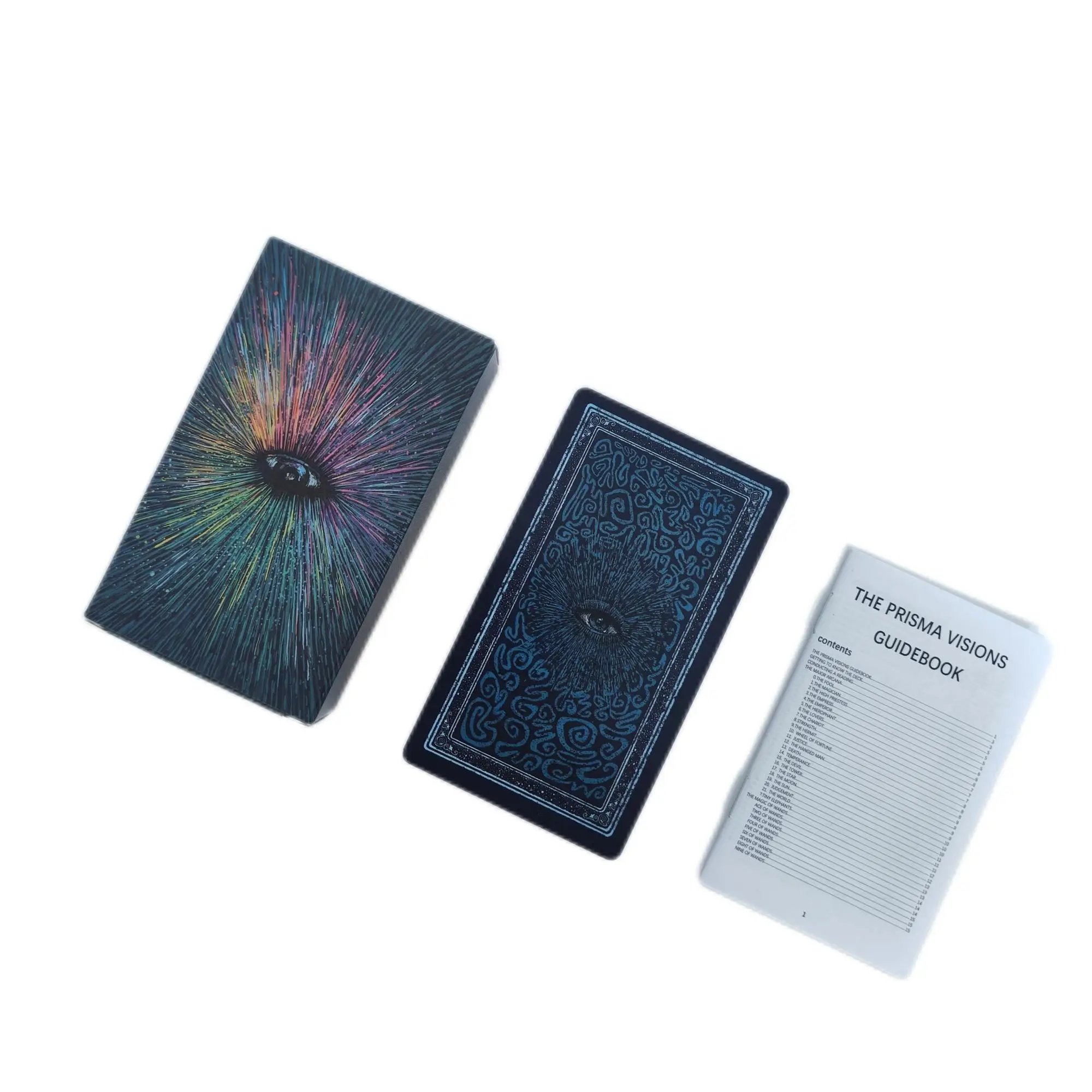 Hot Sale Product Small Easy To Carry Prisma Tarot 78 Cards/Set With Guidebook For Family Friends Party Divination Board Game