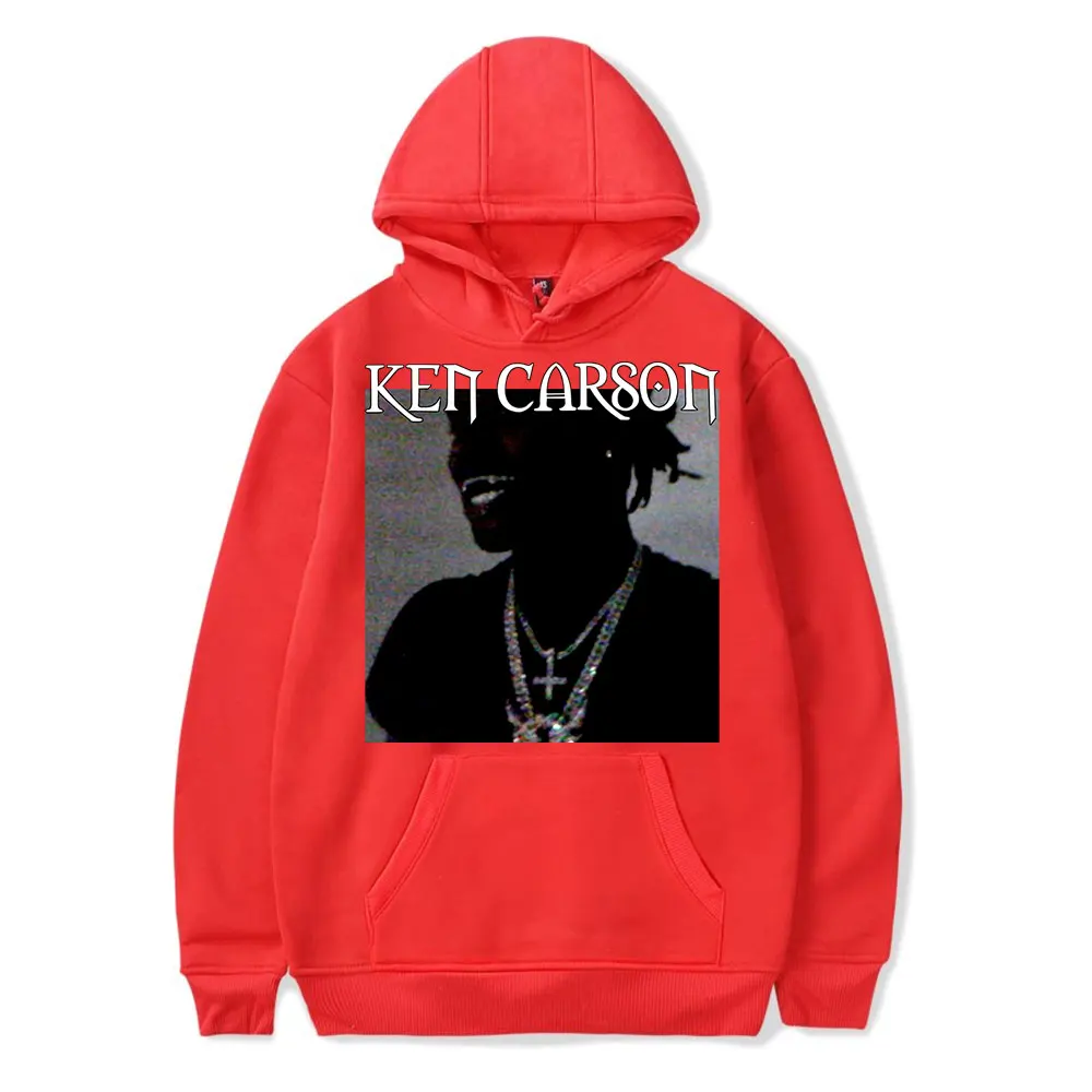 Ken Carson A Great Chaos AGC Винтажная толстовка с капюшоном 90-х годов унисекс Harajuku хип-хоп