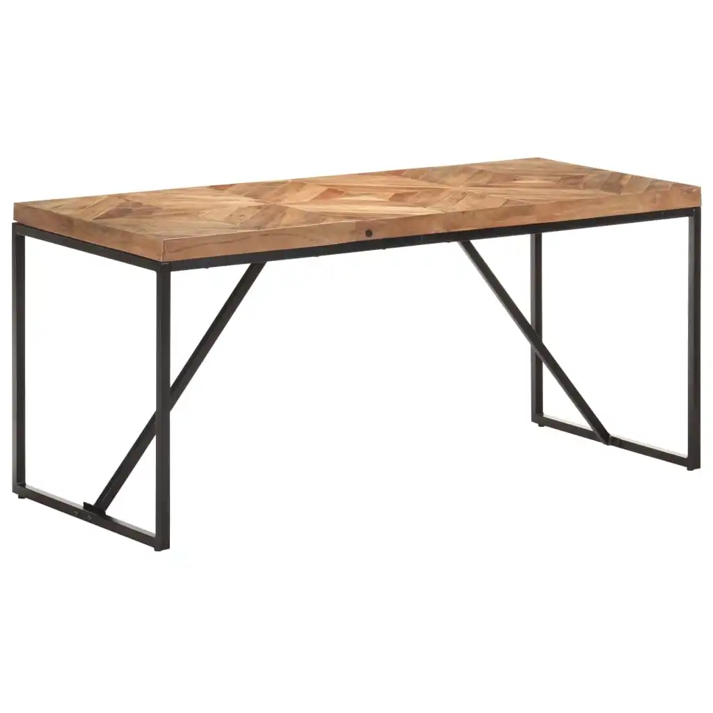 

Dining Table, Solid Acacia and Mango Wood Kitchen Tables, Home Decor Furniture 160x70x76 cm