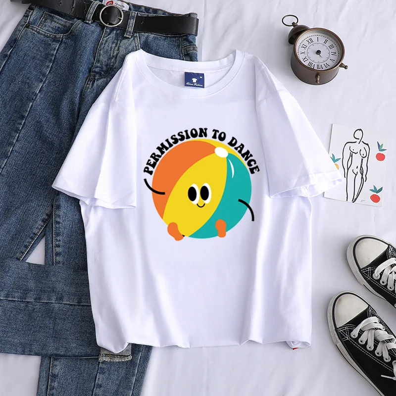 

Футболка в стиле японского аниме, Женская свободная хлопковая футболка с надписью «SPY * family spy play house Amiya», Повседневная Милая футболка