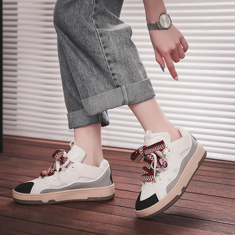 Small white shoes female spring flat bottom net red students sports casual shoes ins tide brand shoes boys