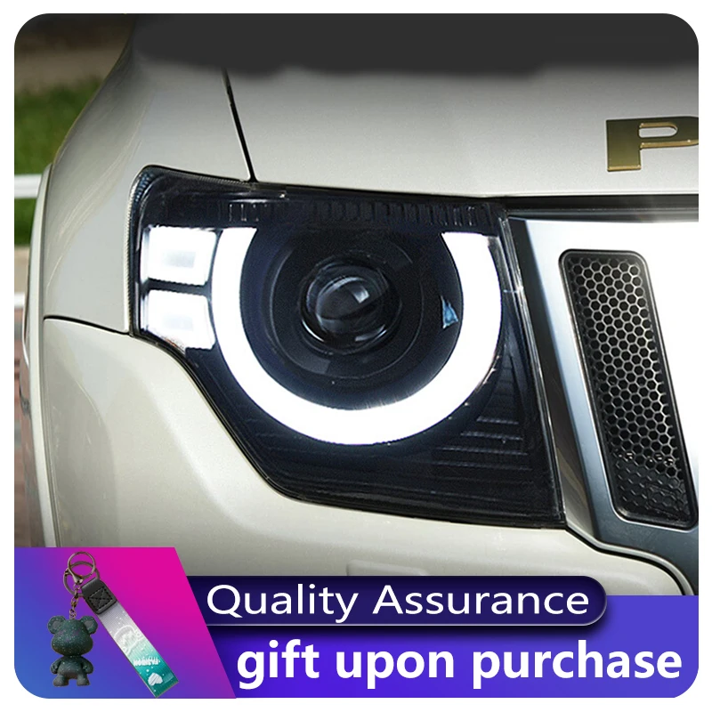 Пара автомобилей для Mitsubishi Pajero 2005-2021 V93 Xenon V97 V87 передняя лампа светодиодная DRL