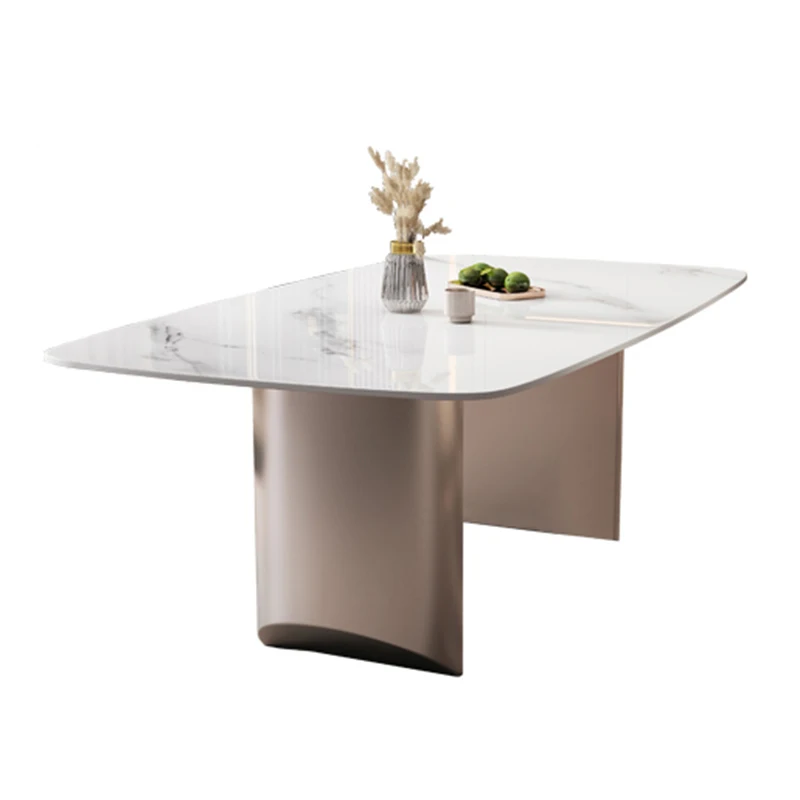 Рабочий стол для кафе Мраморная обеденная комната прямоугольные роскошные