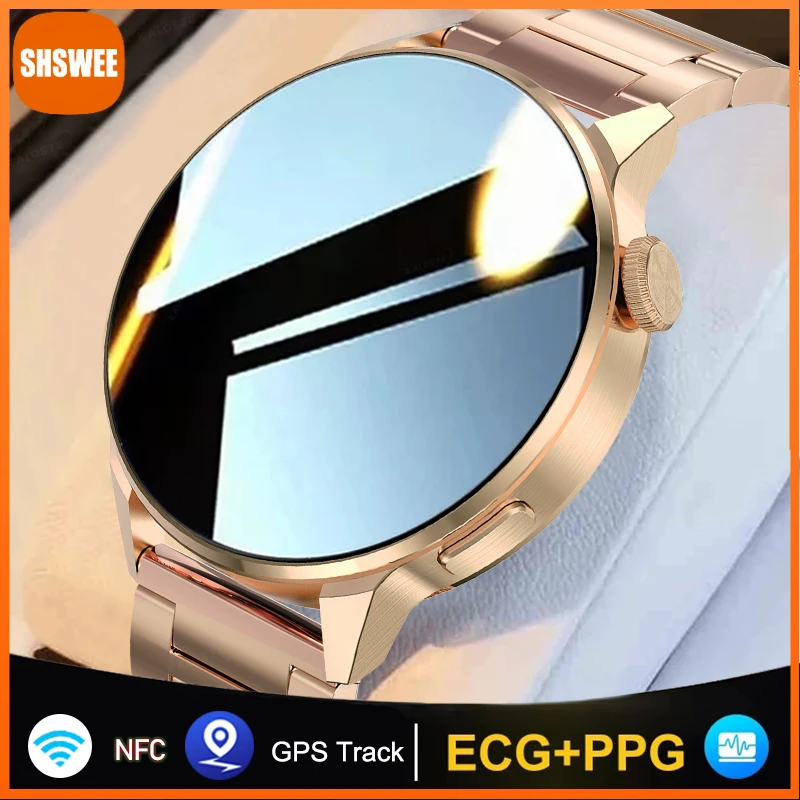 

For Xiaomi Huawei NFC Smart Watches Women Clock Bluetooth Call Heart Rate ECG Blood Pressure Men Smartwatch for Android Ios