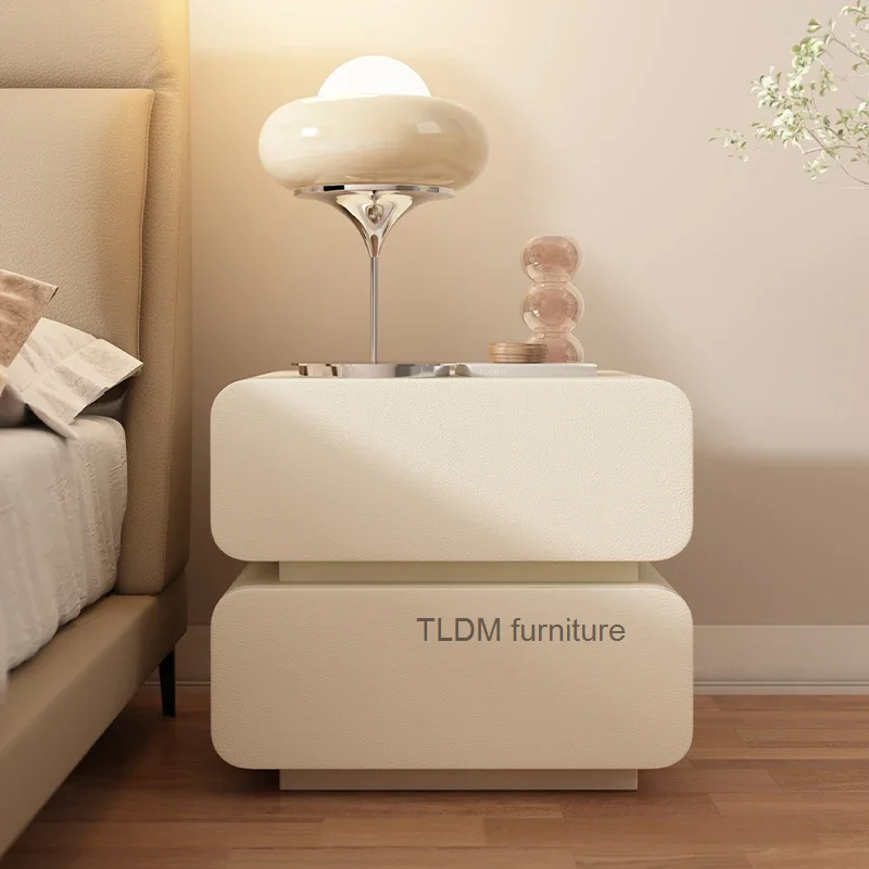 Современный деревянный прикроватный столик шкаф для хранения туалетный ящик