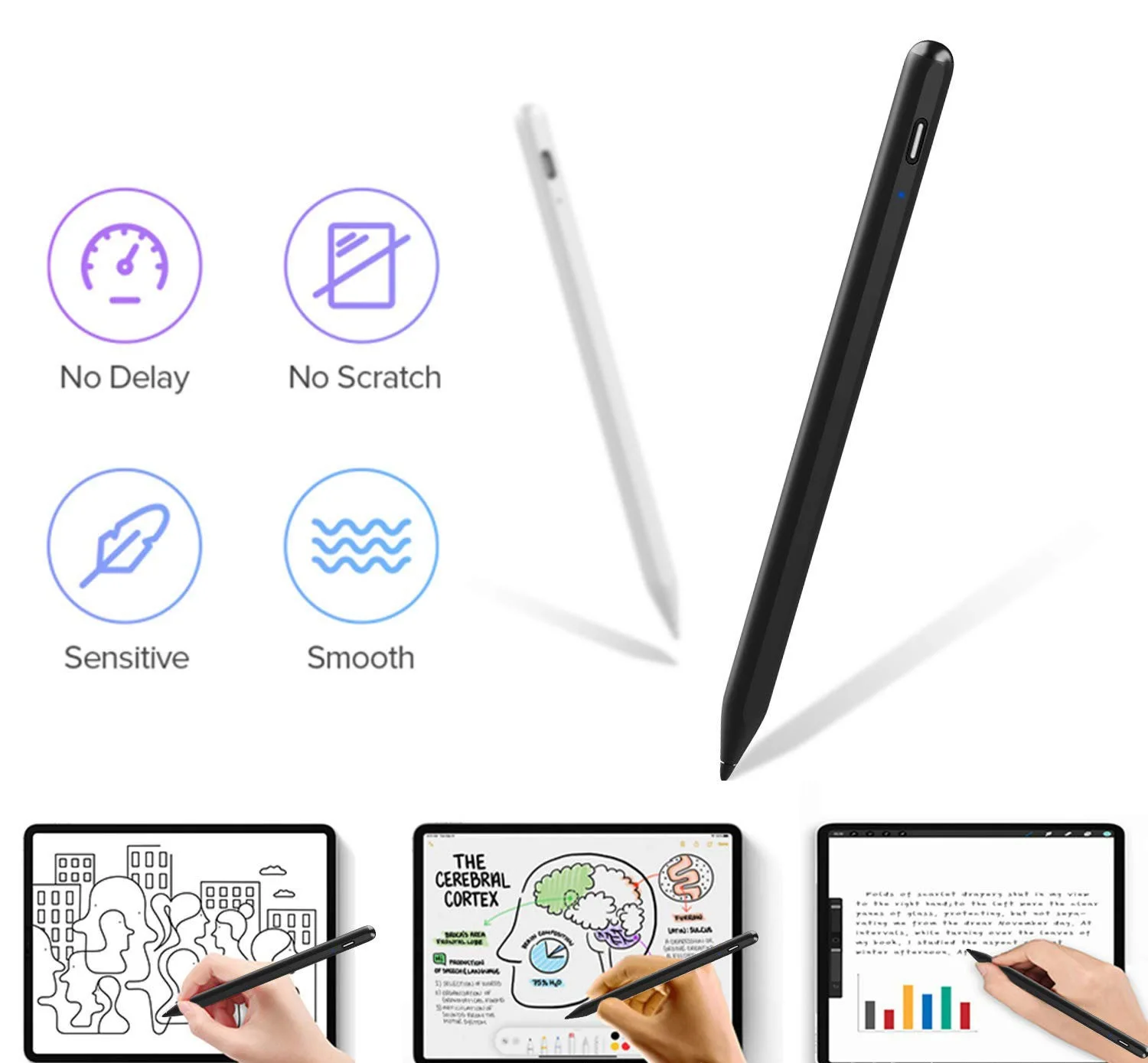 

Стилус для iPad Air 4 5 Pro 11 12,9 Mini 6 2022 2021 2020 2019 2018