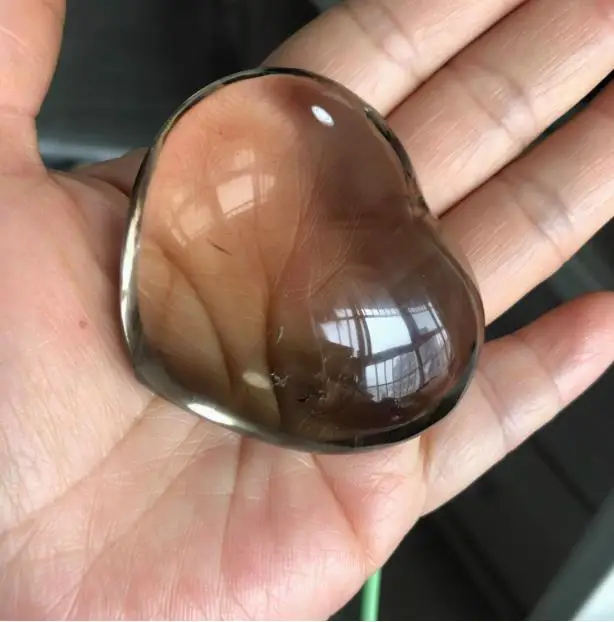 

Набор из 10 дымчатых кварцевых сердечек WEI HONG