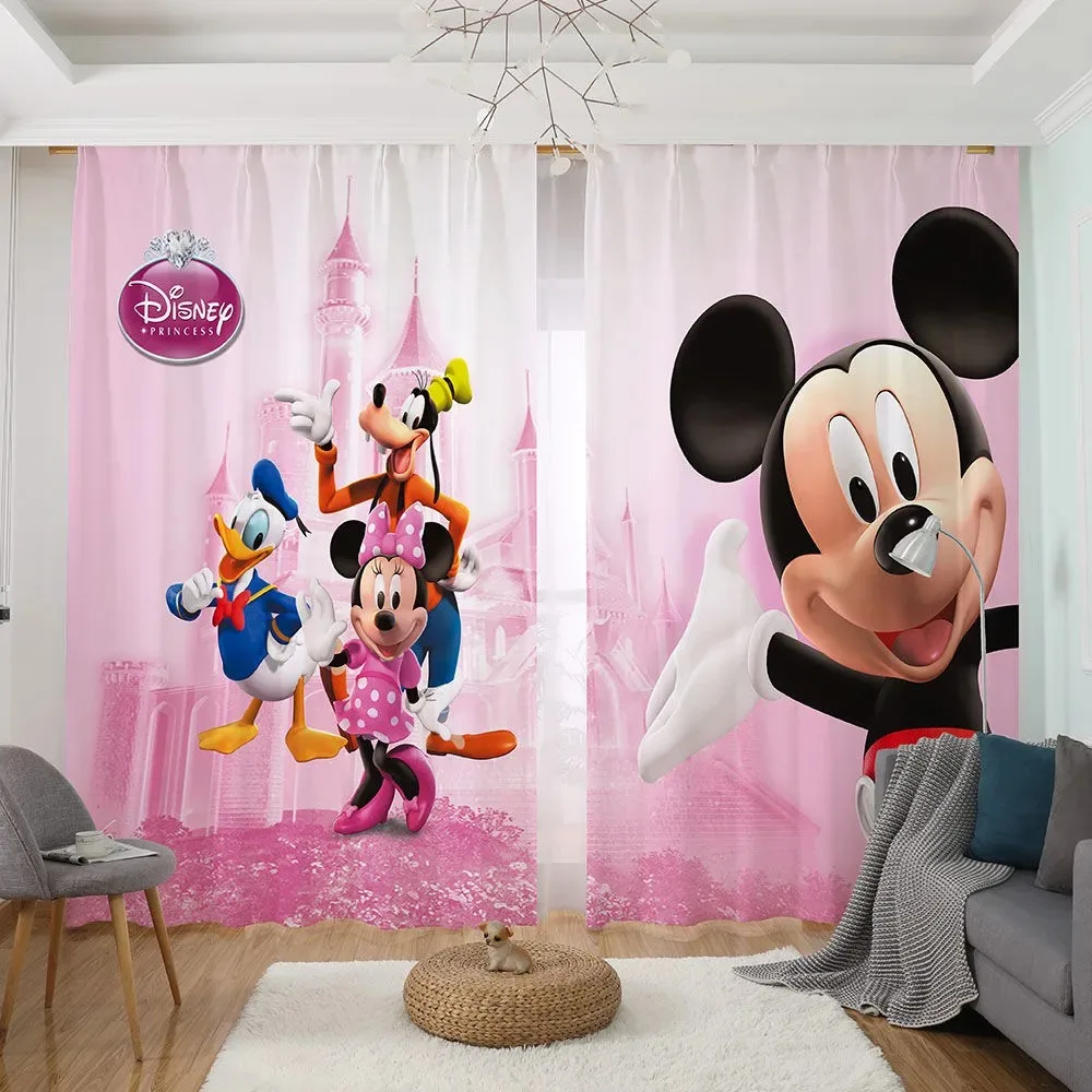 

Светонепроницаемые шторы «Холодное сердце», Принцесса Диснея, Эльза и Анна, термоизолированные светонепроницаемые, для комнаты, спальни, д...